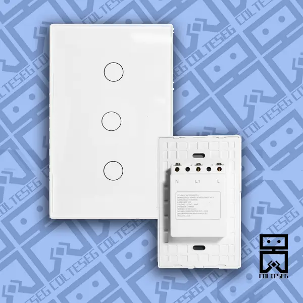 Interruptor touch triple Link IoT
